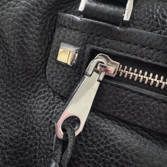 Rebecca Minkoff Black Crossbody Bag with Silver Accents - Picture 12 of 16